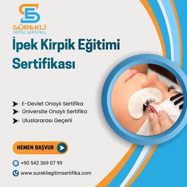 İpek Kirpik Eğitimi Sertifikası eğitim görseli