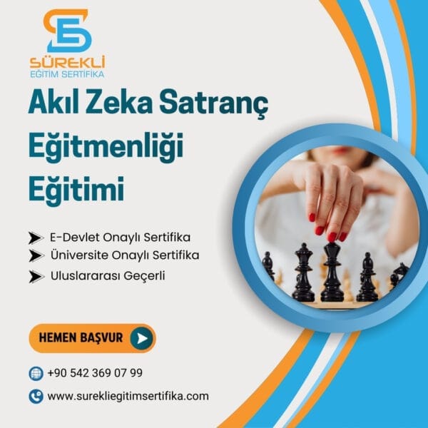 Akıl Zeka Satranç Eğitmenliği Eğitimi eğitim görseli