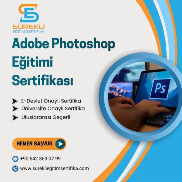Adobe Photoshop Eğitimi Sertifikası eğitim görseli