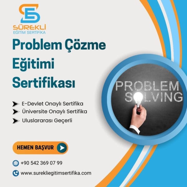 Problem Çözme Eğitimi Sertifikası eğitim görseli