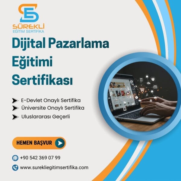 Dijital Pazarlama Eğitimi Sertifikası eğitim görseli