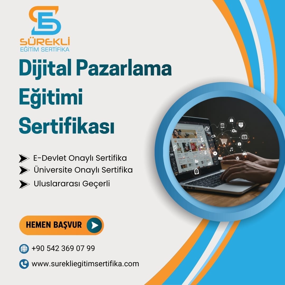 13 Dijital Pazarlama Eğitimi Sertifikası