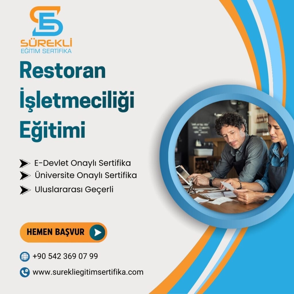 132 Restoran İşletmeciliği Eğitimi