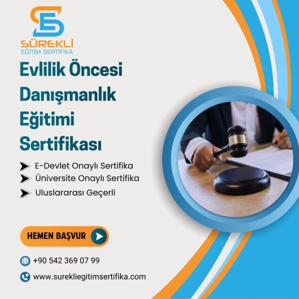Evlilik Öncesi Danışmanlık Eğitimi Sertifikası eğitim görseli