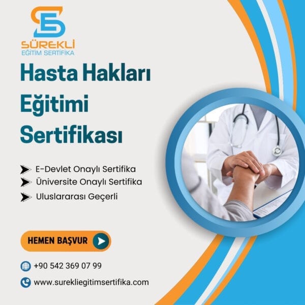 Hasta Hakları Eğitimi Sertifikası eğitim görseli