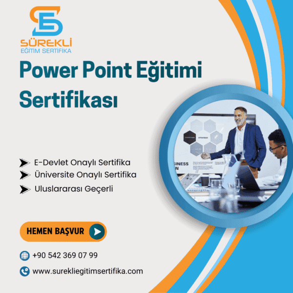 Power Point Eğitimi Sertifikası eğitim görseli