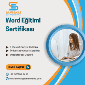 Word Eğitimi Sertifikası