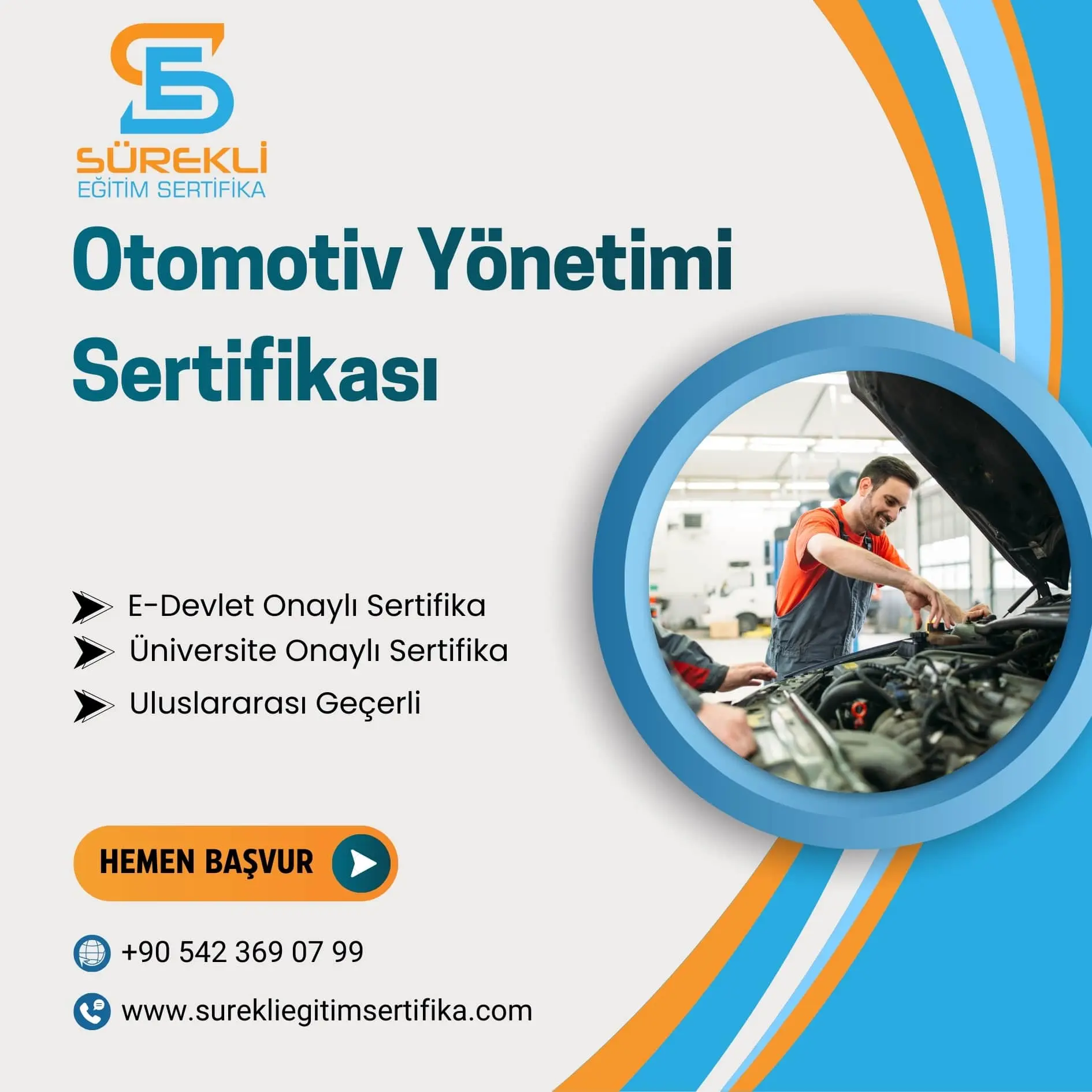 Otomotiv Yönetimi Sertifikası