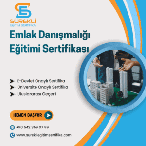 Emlak Danışmalığı Eğitimi Sertifikası