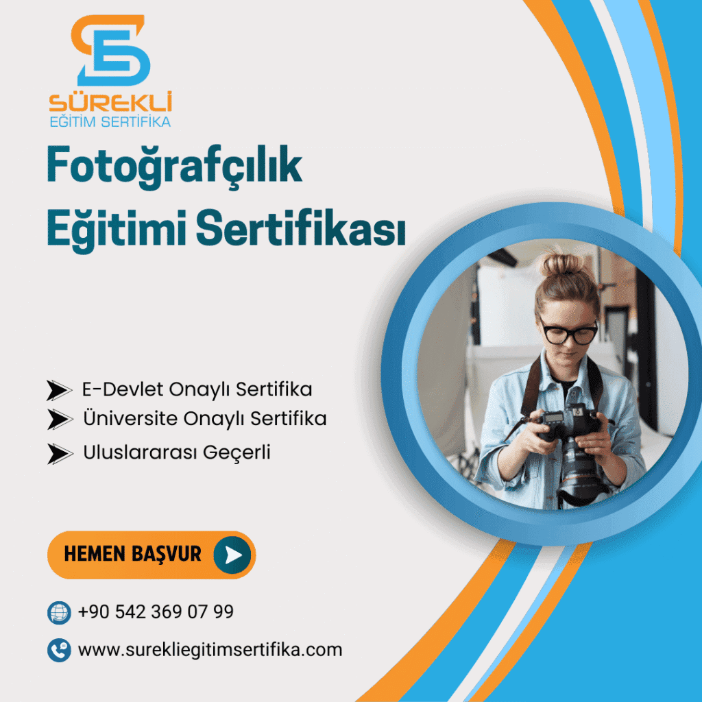 159 Fotoğrafçılık Eğitimi Sertifikası