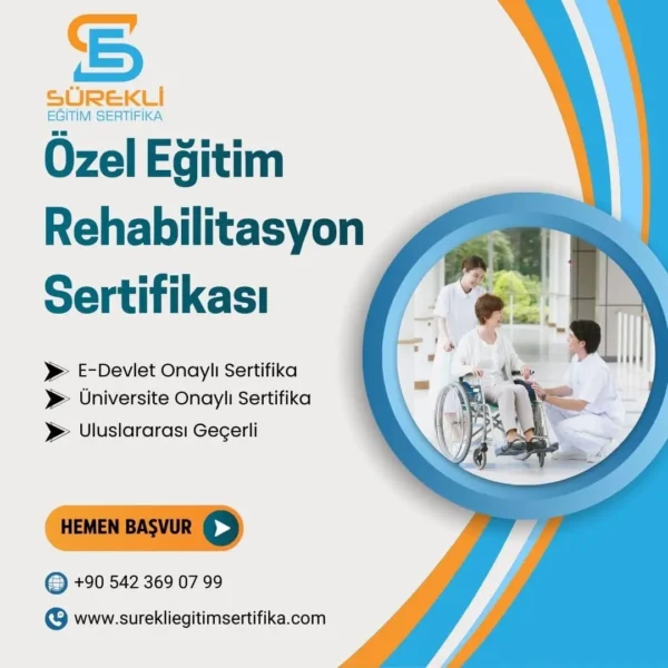 Özel Eğitim Rehabilitasyon Sertifikası eğitim görseli