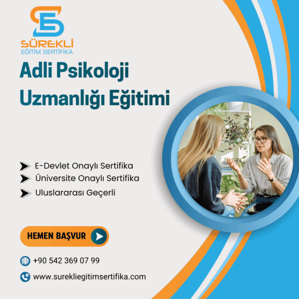 Adli Psikoloji Uzmanlığı Eğitimi eğitim görseli