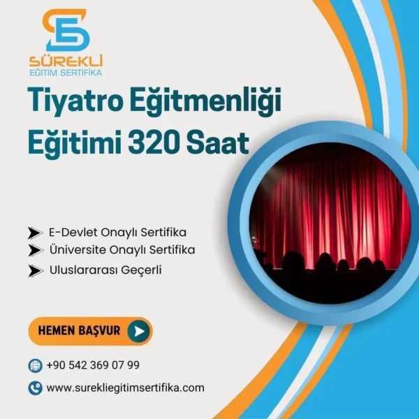 Tiyatro Eğitmenliği Eğitimi 320 Saat eğitim görseli