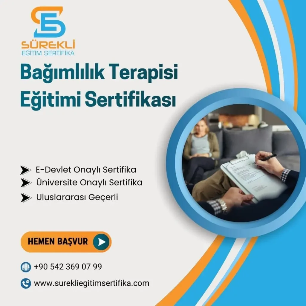181 min Bağımlılık Terapisi Eğitimi Sertifikası