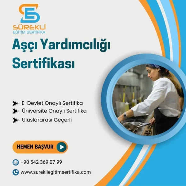185 min Aşçı Yardımcılığı Sertifikası