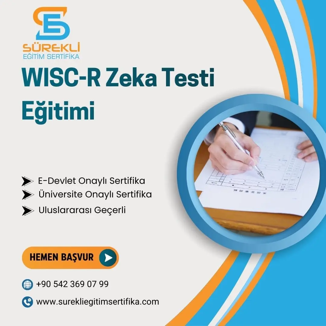 WISC-R Zeka Testi Eğitimi