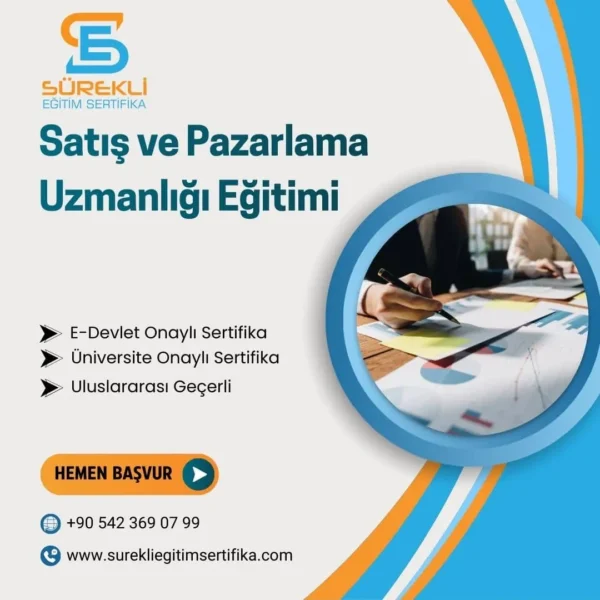 Satış ve Pazarlama Uzmanlığı Eğitimi eğitim görseli