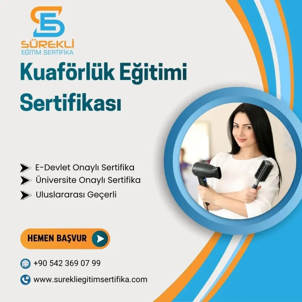 201 min Kuaförlük Eğitimi Sertifikası