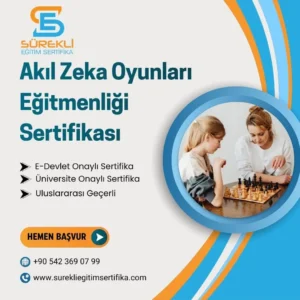 Akıl Zeka Oyunları Eğitmenliği Sertifikası