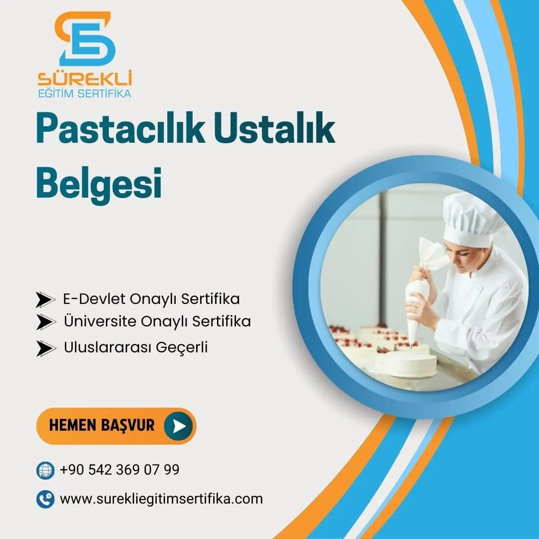 Pastacılık Ustalık Belgesi