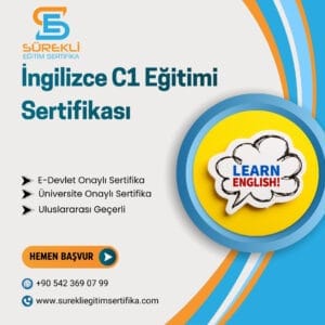 İngilizce C1 Eğitimi Sertifikası