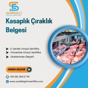 Kasaplık Çıraklık Belgesi