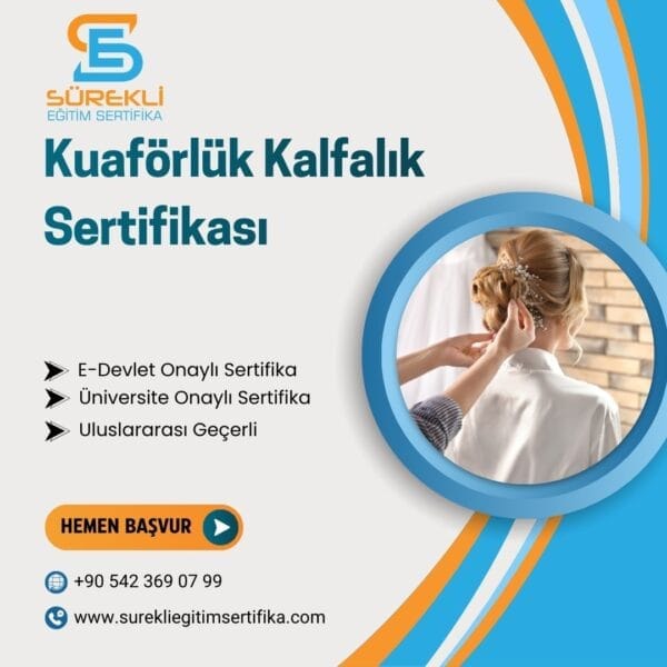 Kuaförlük Kalfalık Sertifikası eğitim görseli