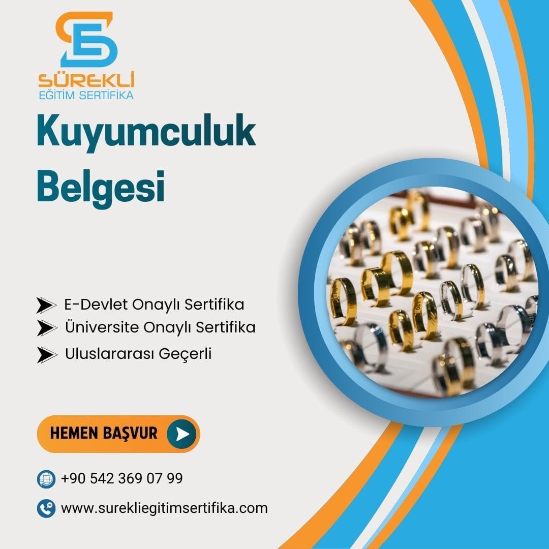 Kuyumculuk Belgesi
