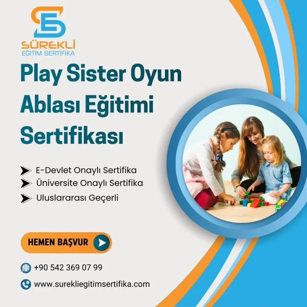 Play Sister Oyun Ablası Eğitimi Sertifikası