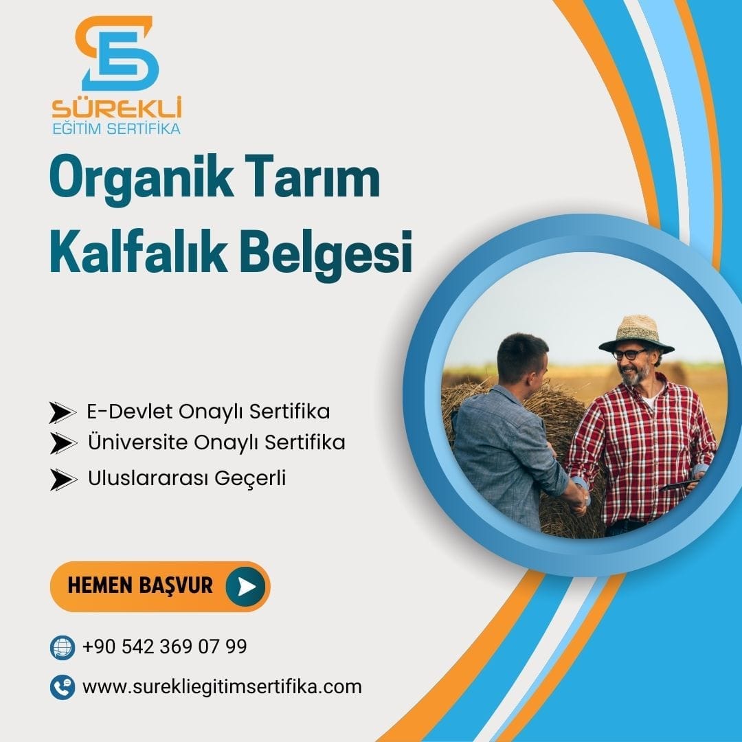 Organik Tarım Kalfalık Belgesi