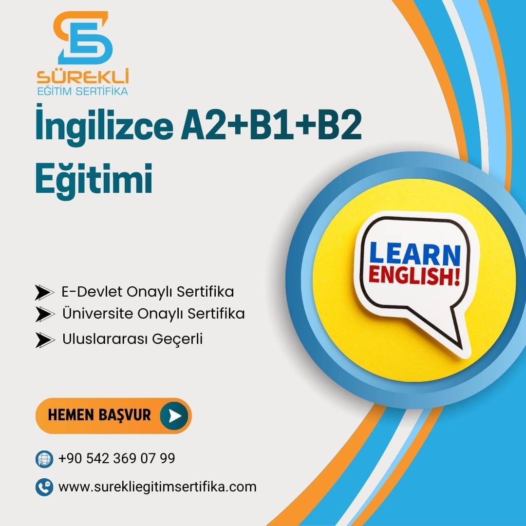 İngilizce A2+B1+B2 Eğitimi