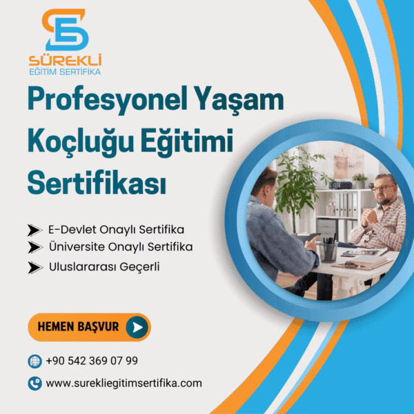 Profesyonel Yaşam Koçluğu Eğitimi Sertifikası eğitim görseli