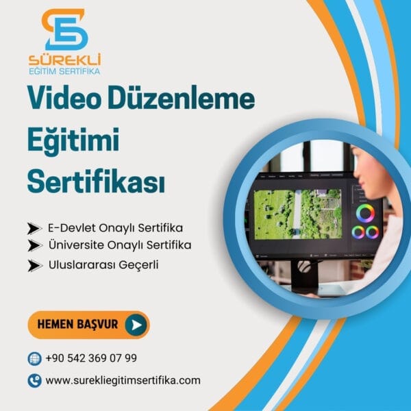 Video Düzenleme Eğitimi Sertifikası eğitim görseli