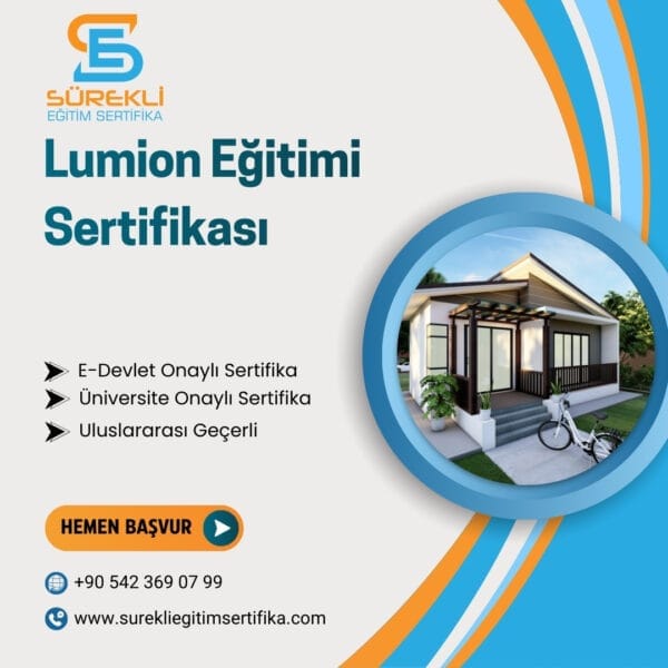 Lumion Eğitimi Sertifikası eğitim görseli