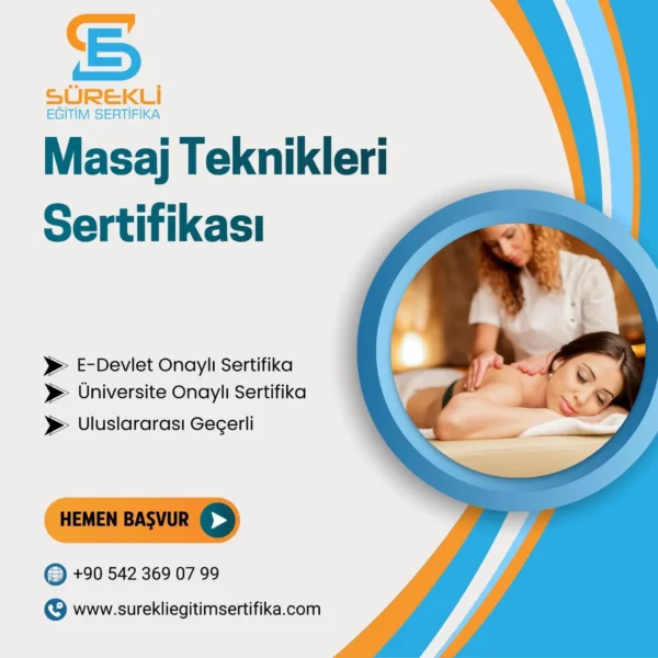 Masaj Teknikleri Sertifikası eğitim görseli