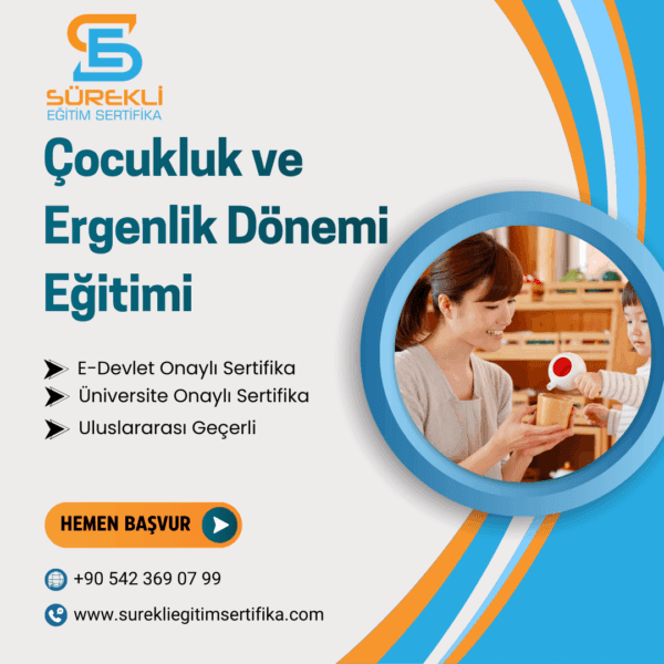 Çocukluk ve Ergenlik Dönemi Eğitimi eğitim görseli