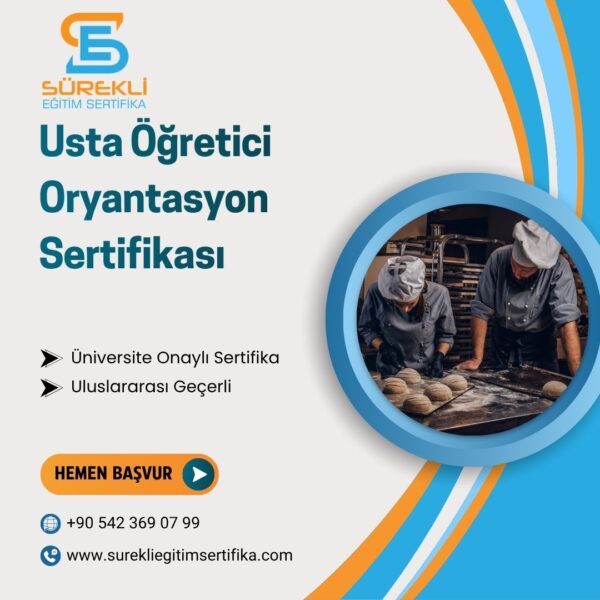 Usta Öğretici Oryantasyon Sertifikası eğitim görseli