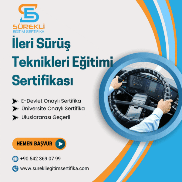 İleri Sürüş Teknikleri Eğitimi Sertifikası eğitim görseli