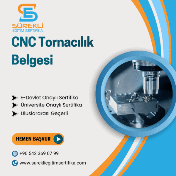 CNC Tornacılık Belgesi eğitim görseli