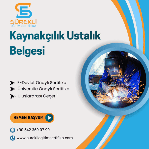 Kaynakçılık Ustalık Belgesi eğitim görseli