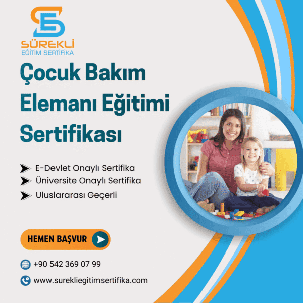 Çocuk Bakım Elemanı Eğitimi Sertifikası eğitim görseli