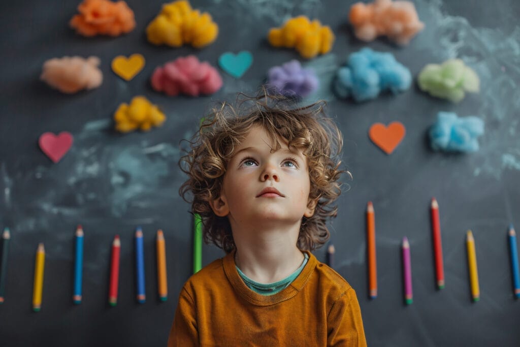 portrait autistic kid fantasy world Wisc-r Testi Eğitimi Uzaktan Eğitim