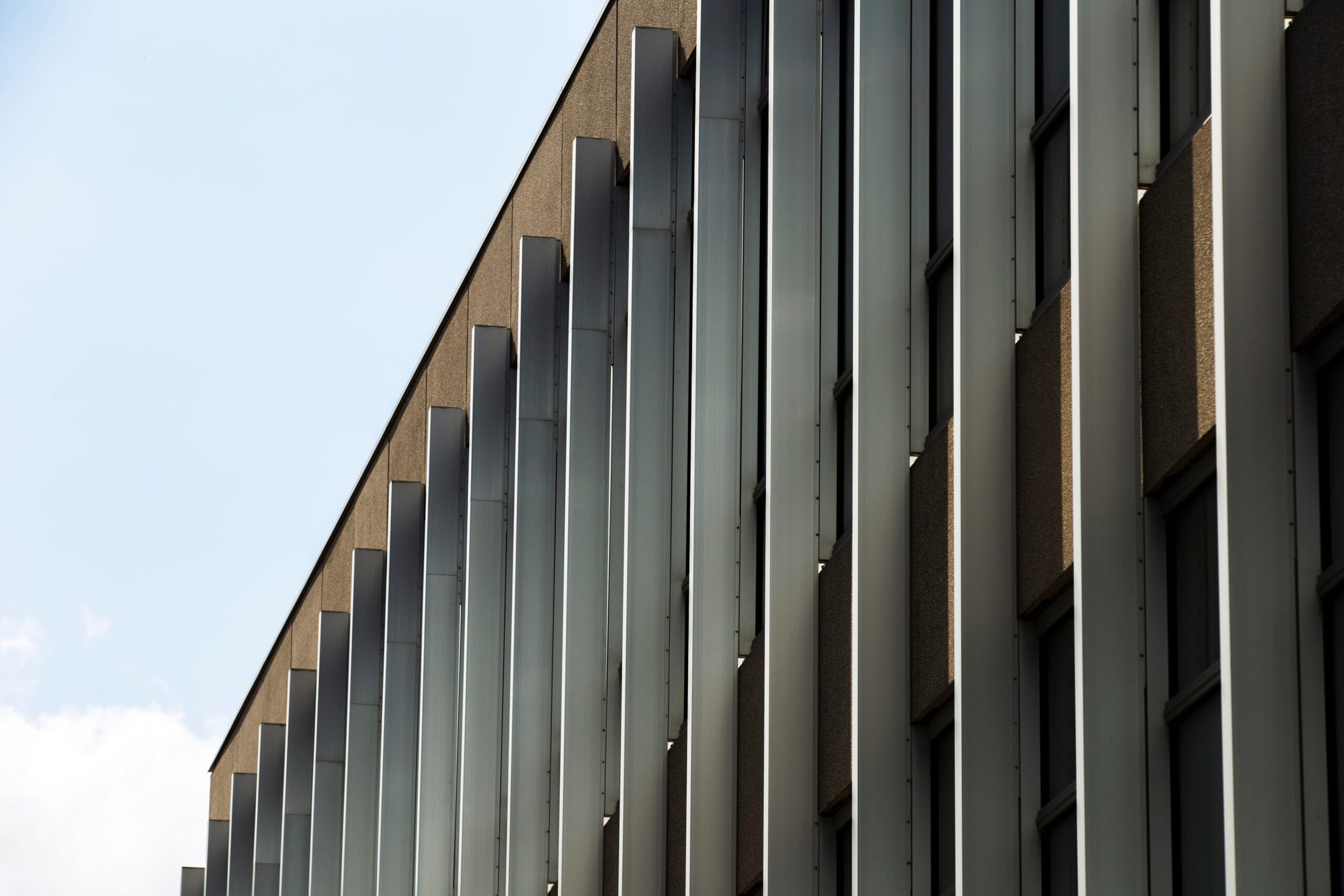 side view imposing building with windows scaled PVC Doğrama Eğitimi Nedir