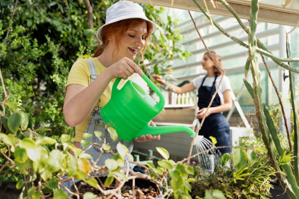 friends taking care their plants greenhouse 1 Organik Tarım Sertifikası Nasıl Alınır