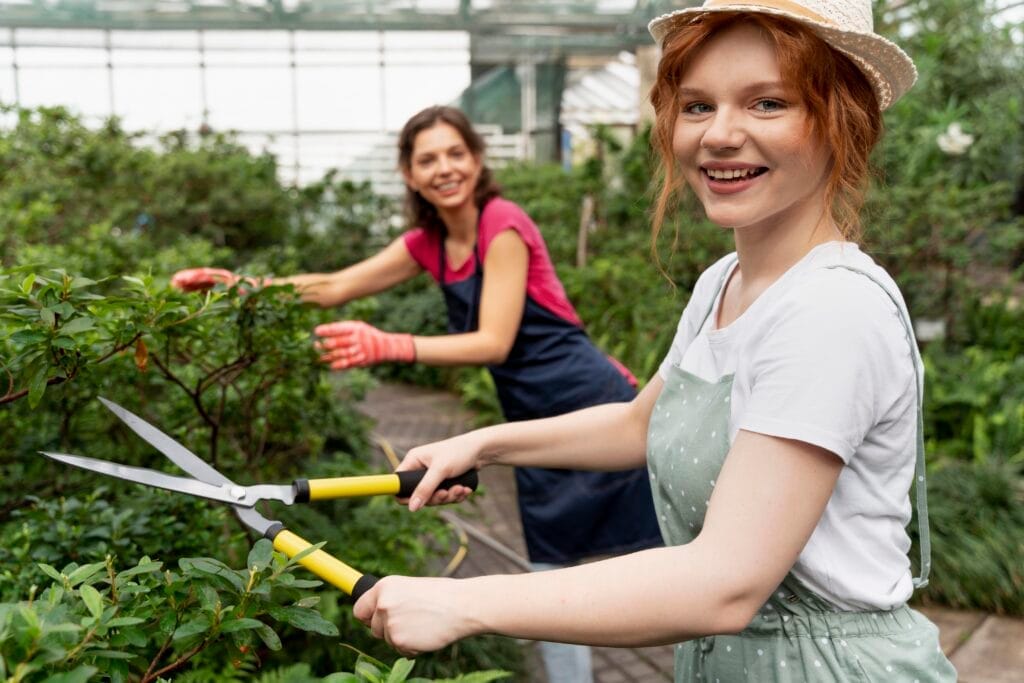 women taking care their plants greenhouse 2 Organik Tarım Sertifikası Nasıl Alınır