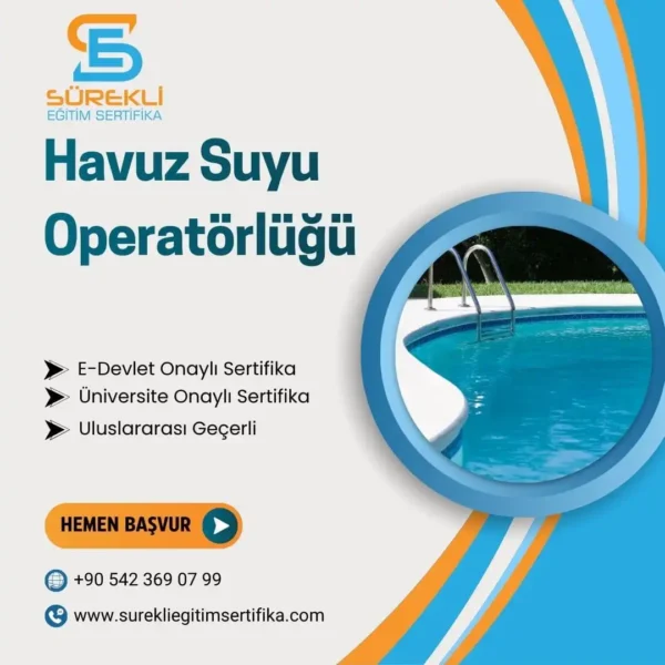 Havuz Suyu Operatörlüğü eğitim görseli