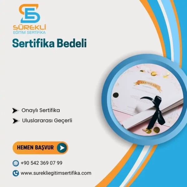 Sertifika Bedeli eğitim görseli